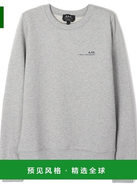 韩国直邮A.P.C COFBQ F27663 纯棉前印LOGO上衣 男女通用休闲风长