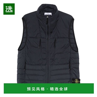 香港直邮Stone Island 石头岛 男士 標誌貼片高領襯墊背心 K2S15G