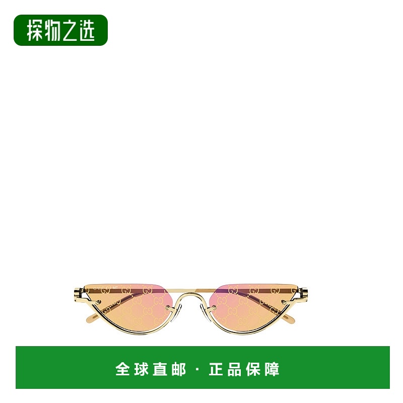 1h可退 欧洲直邮gucci 女士 太阳镜正品时尚舒适防紫外线显脸小高