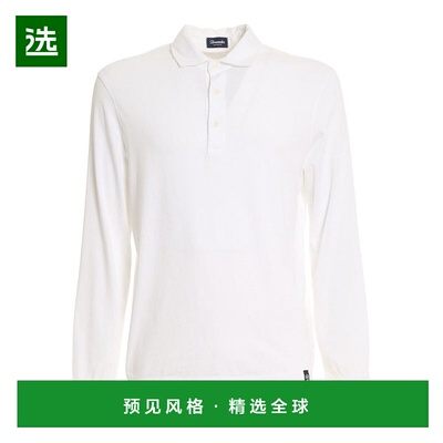 香港直邮DRUMOHR 男士POLO衫 DTJF204100 SS2025 白色 Long sleev