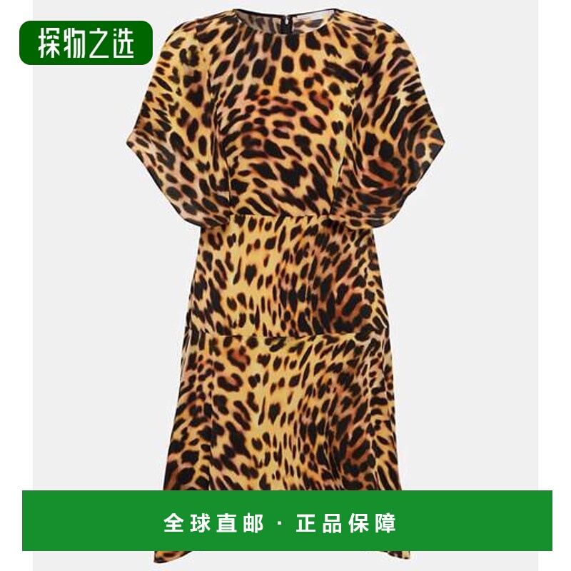 香港直邮Tom Ford 汤姆·福特 女士 动物纹迷你连衣裙