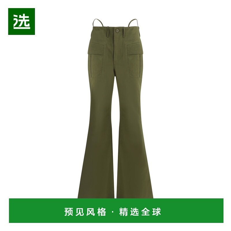 香港直邮R13 女士 喇叭型裤子 R13WR377R480B green绿色 舒适时尚,女装/女士精品,休闲裤,淘宝优惠券,粉丝福利购,淘宝优惠卷