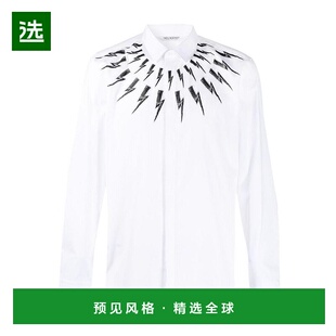 衬衫 白色棉质长袖 舒适PBCM1473C013S Barrett男士 香港直发Neil