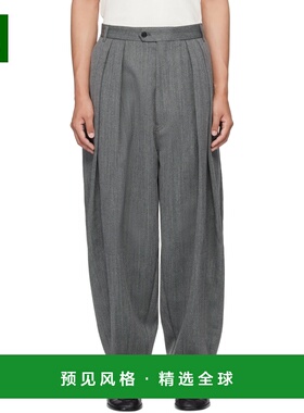 1h可退 香港直邮Hed Mayner 男士 灰色长裤 HMMB30042AHB103