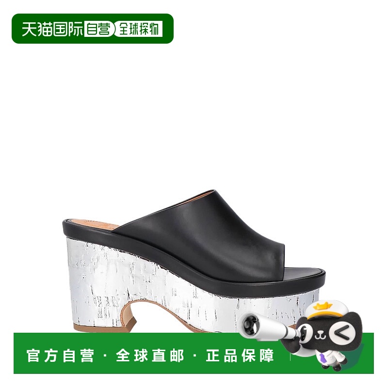 1h可退 香港直邮Chloe 蔻依 女士 Mules 木屐 black黑色 舒适时尚