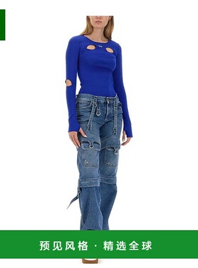 1h可退 欧洲直邮OFF-WHITE 女士牛仔裤 OWYB016F23DEN0014500