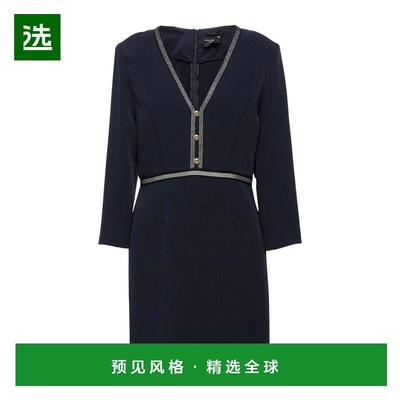 1h可退 香港直邮Atos Lombardini 女士 短款连衣裙 blue蓝色 舒适