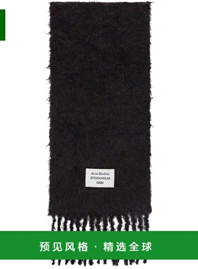 1h可退 香港直邮Acne Studios 艾克妮 女士 黑色围巾 CA0392羊毛