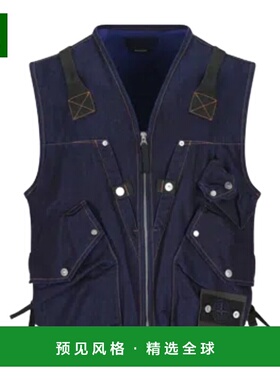 香港直邮Stone Island v领马甲 K2S15G100016S00J2