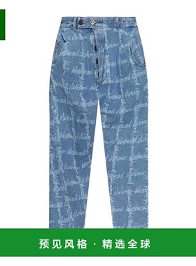 香港直邮Vivienne Westwood 腰带环牛仔裤直筒裤 3902000NW014I