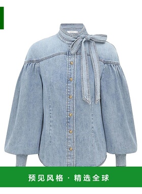 香港直邮ZIMMERMANN 女士 Clear 蓝色衬衫 5010TF25R