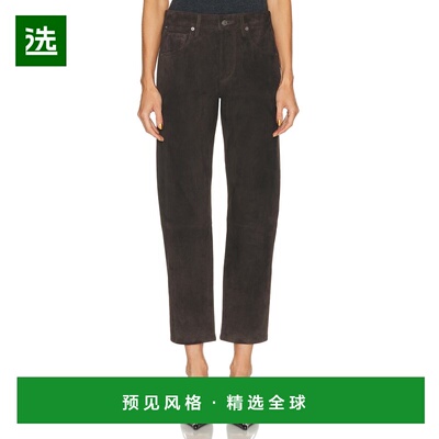 1h可退 香港直邮Citizens Of Humanity 女士 Winslow 绒面革低腰