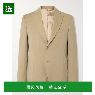 1h可退 香港直邮officine generale 男士 Virgin 羊毛/斜纹布西装