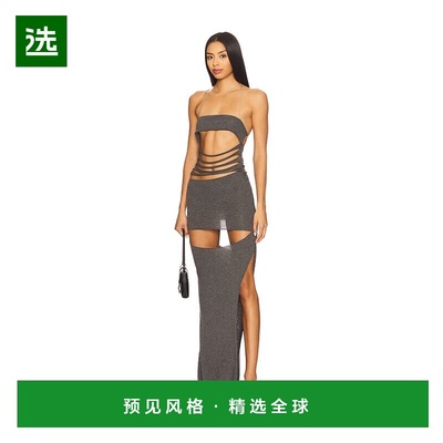 1h可退 香港直邮jaded london 女士 裂口针织长款连衣裙 JWD5040