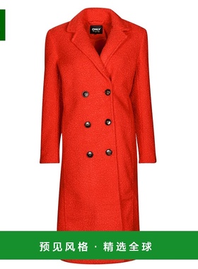 欧洲直邮Only 女士 ONLPIPER COAT CC OTW 大衣 红色女装