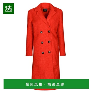 欧洲直邮Only 女士 ONLPIPER COAT CC OTW 大衣 红色女装