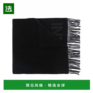 女士 甘尼 流苏围巾 A3905 舒适 1h可退 black黑色 香港直邮GANNI