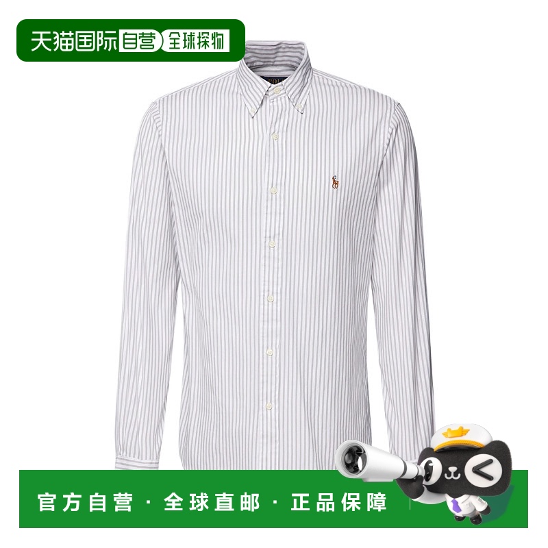 香港直邮Polo Ralph Lauren 条纹长袖衬衫 710886462