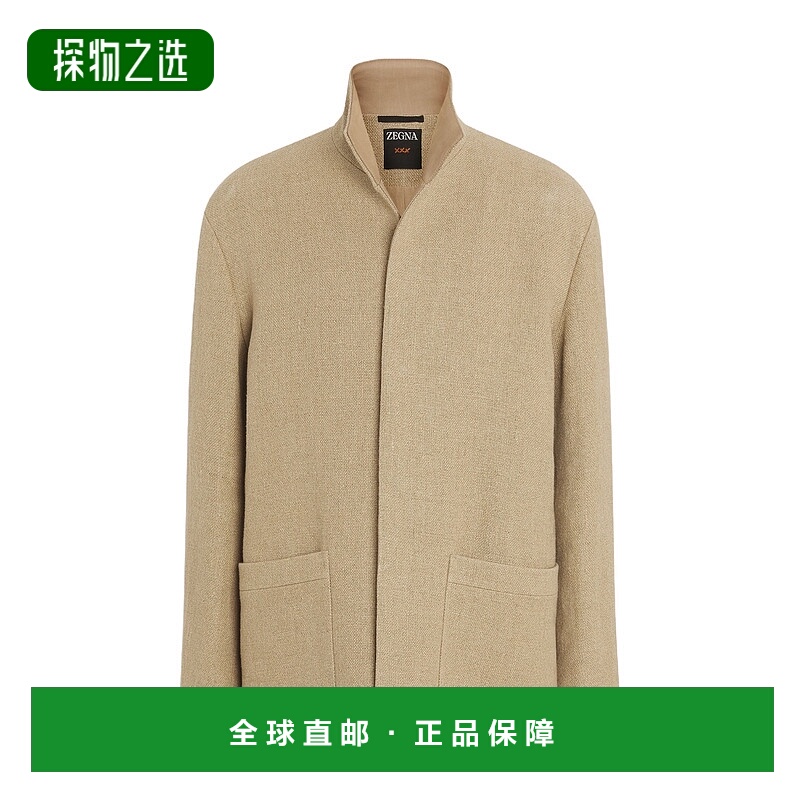 香港直邮Zegna 亚麻工装夹克 987122A9