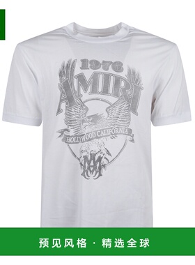 1h可退 香港直邮AMIRI 男士T恤 AMTOJR1025WHITE SS2026 白色