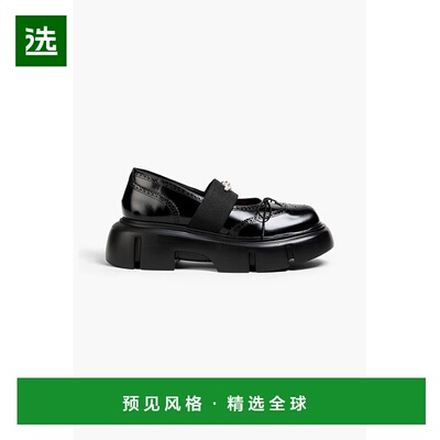 1h可退 香港直邮Simone Rocha 蒙娜·罗莎 女士 精饰漆皮防水台粗