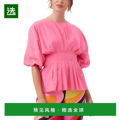 1h可退 【美国直邮】trina turk 女士 衬衫牛仔上衣潮流时尚 百搭