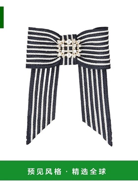 1h可退 香港直邮Roger Vivier Broche Vivier 拉菲草发夹 REWAC36