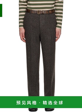 1h可退 香港直邮AURALEE 男士 灰色长裤 A25AP04LS 舒适时尚