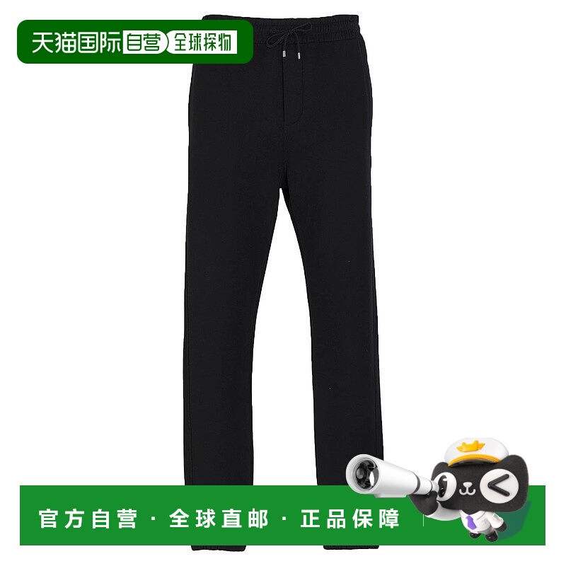 1h可退 香港直邮Saint Laurent 圣罗兰 男士 休闲长裤 black黑色