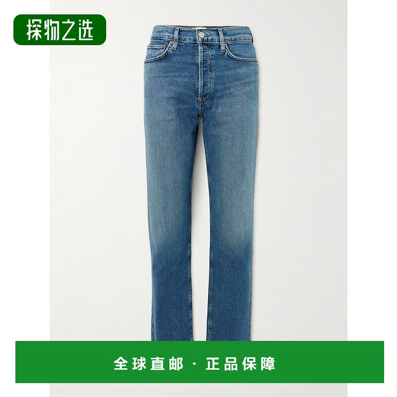 香港直邮AGOLDE 女士 '90s Pinch 束腰长款高腰直筒牛仔裤 A26618