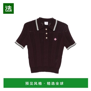 香港直邮CASABLANCA 女士衬衫 WAW25KW108901 AW2025 紫色 短袖针