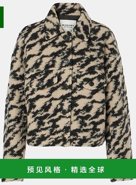 1h可退 香港直邮Isabel Marant Étoile 女士 Ferida 印花羊毛混纺