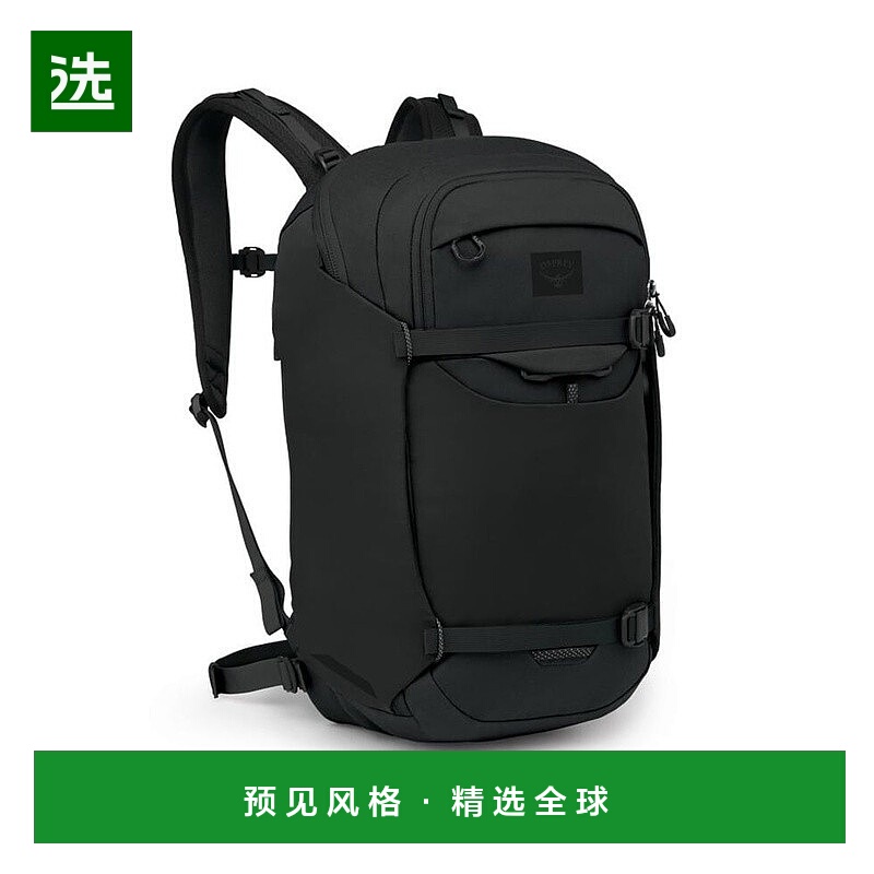 欧洲直邮Osprey小鹰 Metron 24 Pack男女通用黑色尼龙背包新