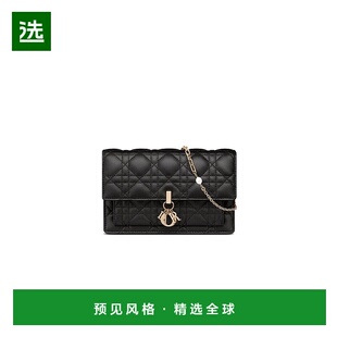 欧洲直邮Christian Dior克里斯汀·迪奥Lady Dior手提包黑色链条