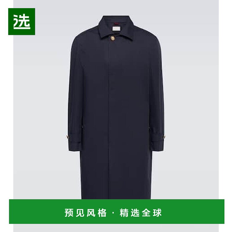 香港直邮Brunello Cucinelli 布内罗·古奇拉利 男士 单排扣风衣