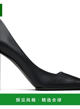 香港直邮Alaïa 女士 黑色 Shiny Calf 90 高跟鞋 AA3E1006I049