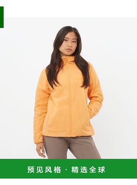 欧洲直邮Salomon萨洛蒙 MOUNTAIN FLEX HD系列女士黄色聚酯纤外套