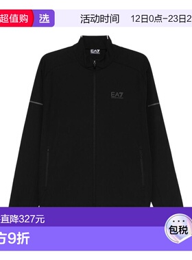 1h可退 香港直邮Ea7 男士 黑色毛线衫 7M000638AF16826UC001