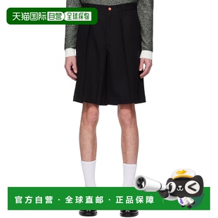 黑色 男士 Wool Pleated 短 1h可退 Tailored 香港直邮Casablanca
