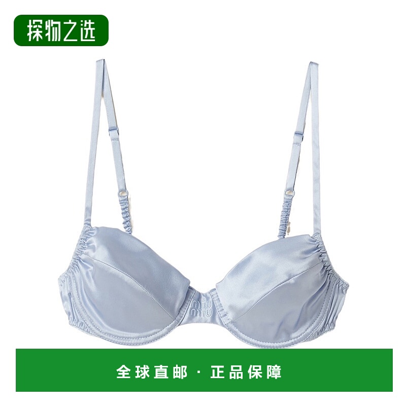 香港直邮Miu Miu 徽标缎面文胸 RG947713RFS232