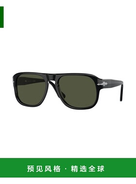 1h可退 香港直邮Persol 女士 徽标太阳镜 PO3310S black黑色 舒适