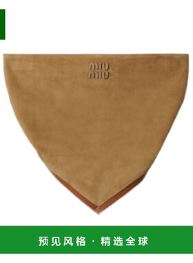 香港直邮Miu Miu 绒面革头巾上衣 MPT29617QKSOOO