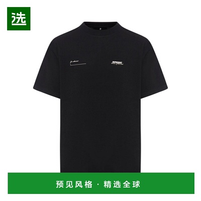 香港直邮Represent 男士T恤 MLM4274001 CO 黑色 短袖T恤高档舒适