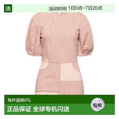 1h可退 【美国直邮】SESSUN女士 连衣裙圆领 修身时尚优雅自然舒