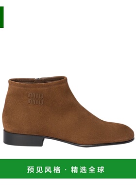 香港直邮Miu Miu 拉链短筒靴 5T519E054F025