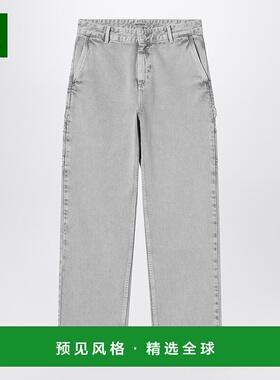 香港直邮CARHARTT WIP 女士 Pierce 裤子黑色白垩色水洗直筒裤 I0