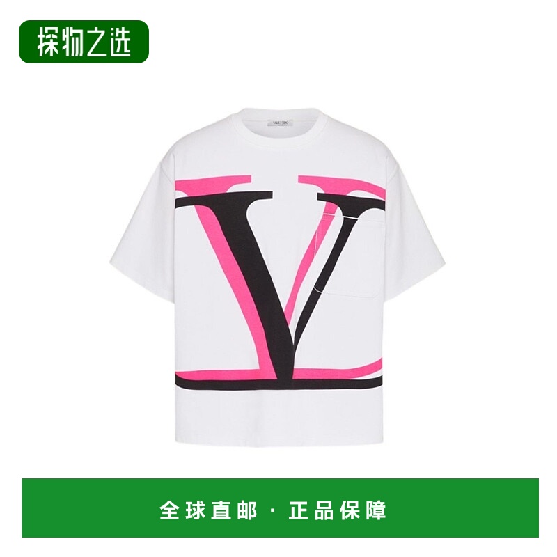 【99新未使用】香港直邮Valentino VLOGO T恤 UV3MG07I6K3