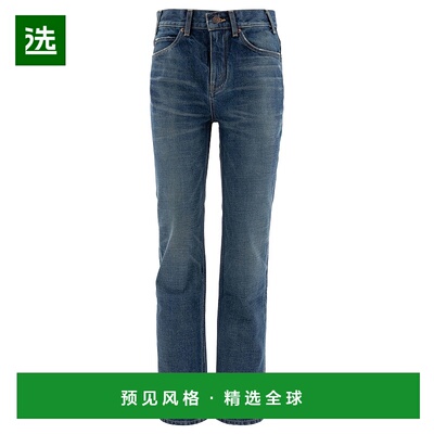 1h可退 欧洲直邮CELINE 女士牛仔裤2N48A930F07DU直筒裤