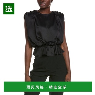 1h可退 【美国直邮】toccin 女士 衬衫荷叶边上衣气质时尚百搭小