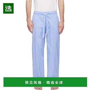 1h可退 香港直邮Tekla 男士 蓝色睡裤 STPANTS407StripesBlue